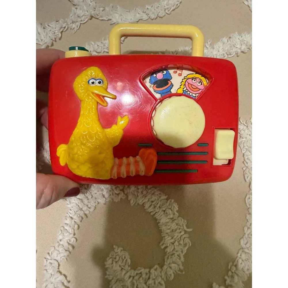 vtg sesame street big bird wind up radio missing antenna